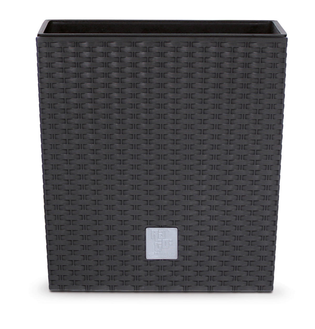 Prosperplast Pflanztopf anthrazit Kunststoff B/H/L: ca. 32x33x32 cm Pflanztopf_Rato_Low - anthrazit (32,00/32,00/33,00cm) - Prosperplast