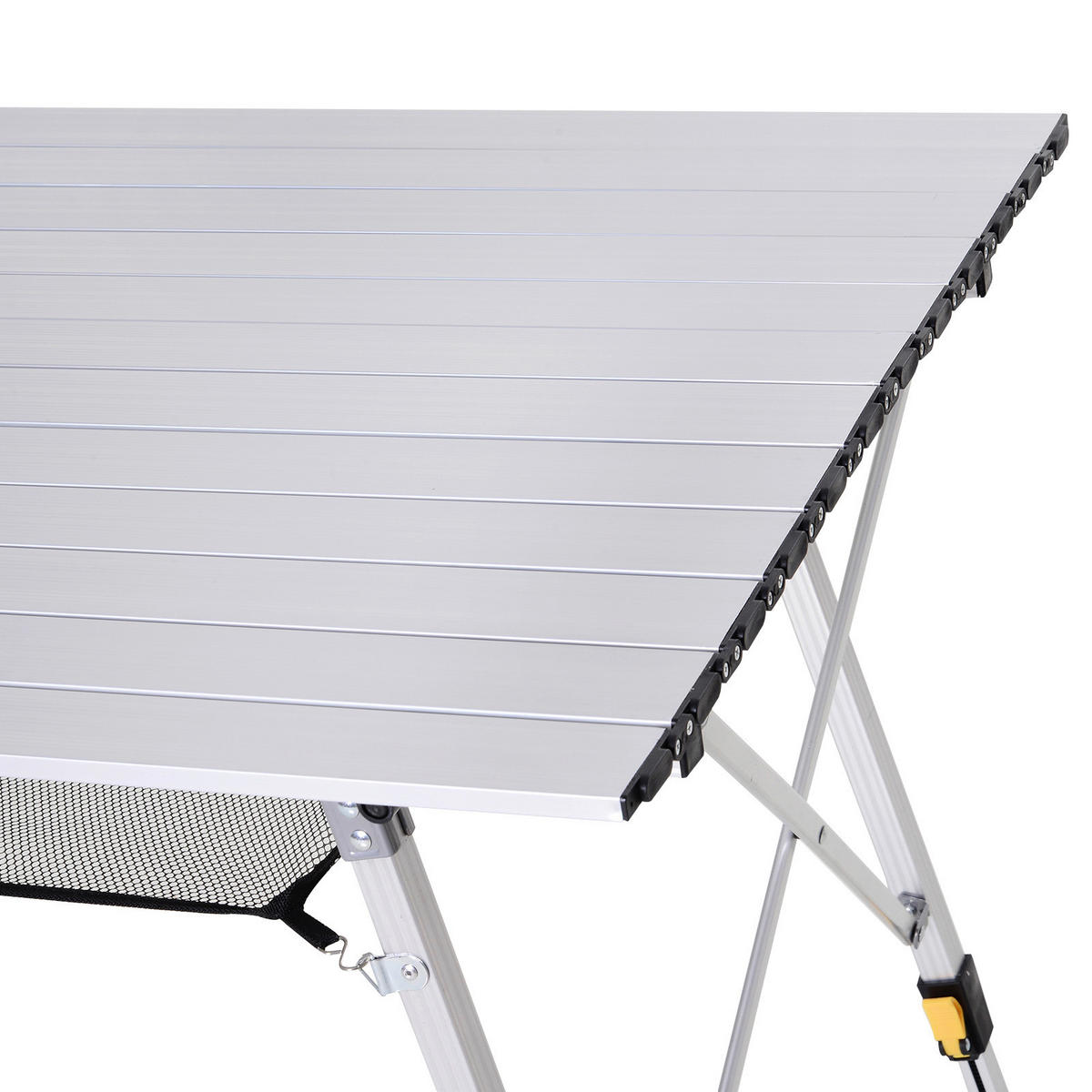 Outsunny Picknicktisch silber Aluminium B/H/L: ca. 70x73x120 cm Picknicktisch - silber (120,00/70,00/73,00cm) - Outsunny