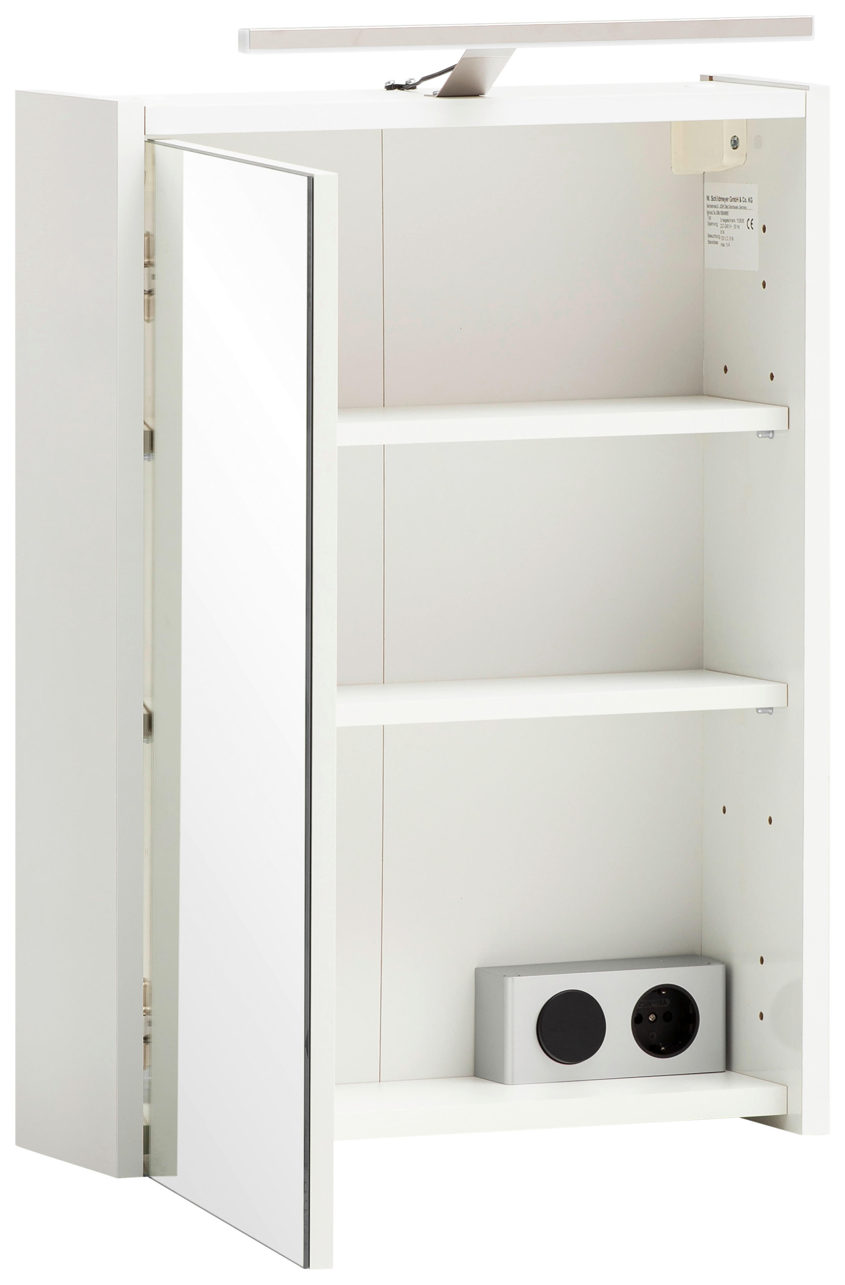 Thumbnail - Spiegelschrank Katta weiß matt B/H/T: ca. 43,5x64x16 cm