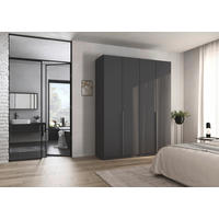 Kleiderschrank Alabama grau B/H/T: ca. 181x229x54 cm Alabama - Alu/grau (181,00/229,00/54,00cm)