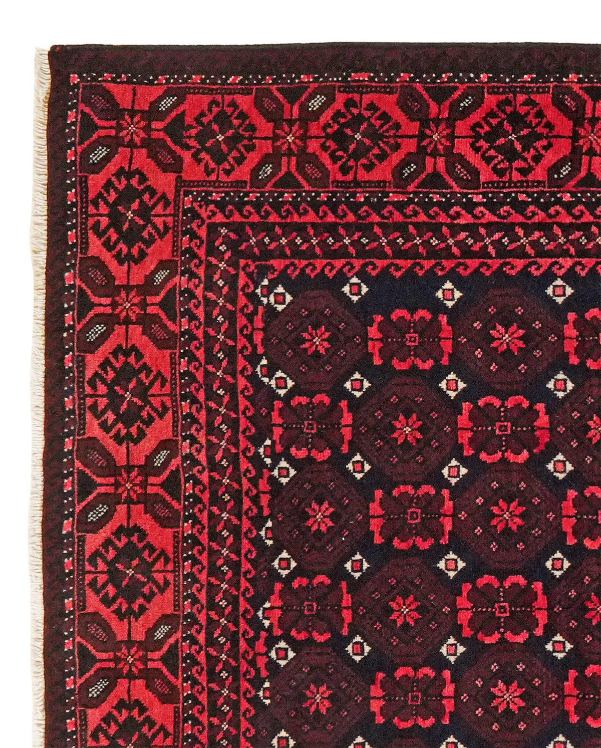 PersaTepp Teppich Belutch blau B/L: ca. 122x224 cm Belutch - blau/rot (122,00/224,00cm) - PersaTepp