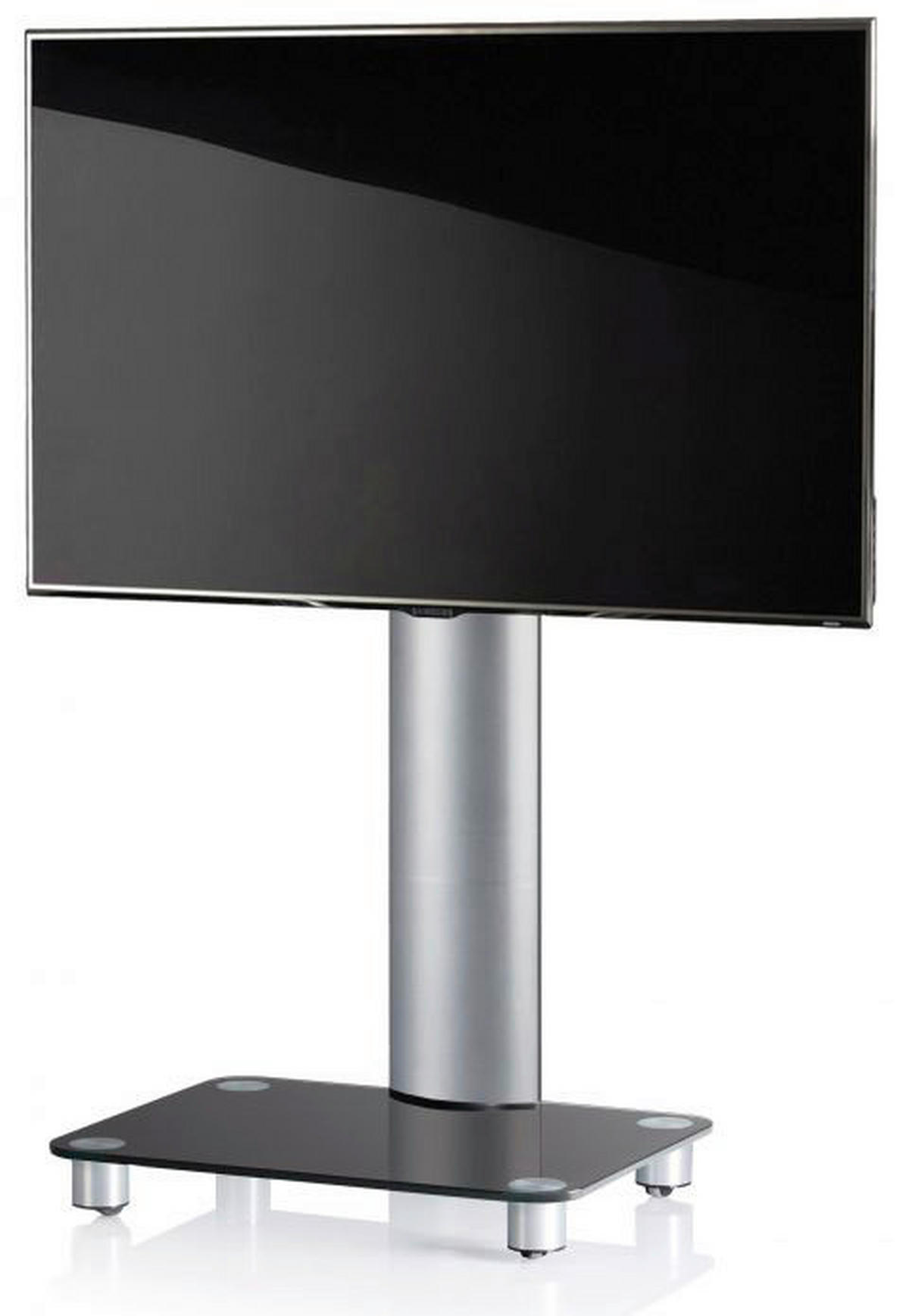 VCM TV-Standfuß TV-Standfuß TV-Standfuß "Tosal Silber" - (60,00/100,00/44,00cm) - VCM