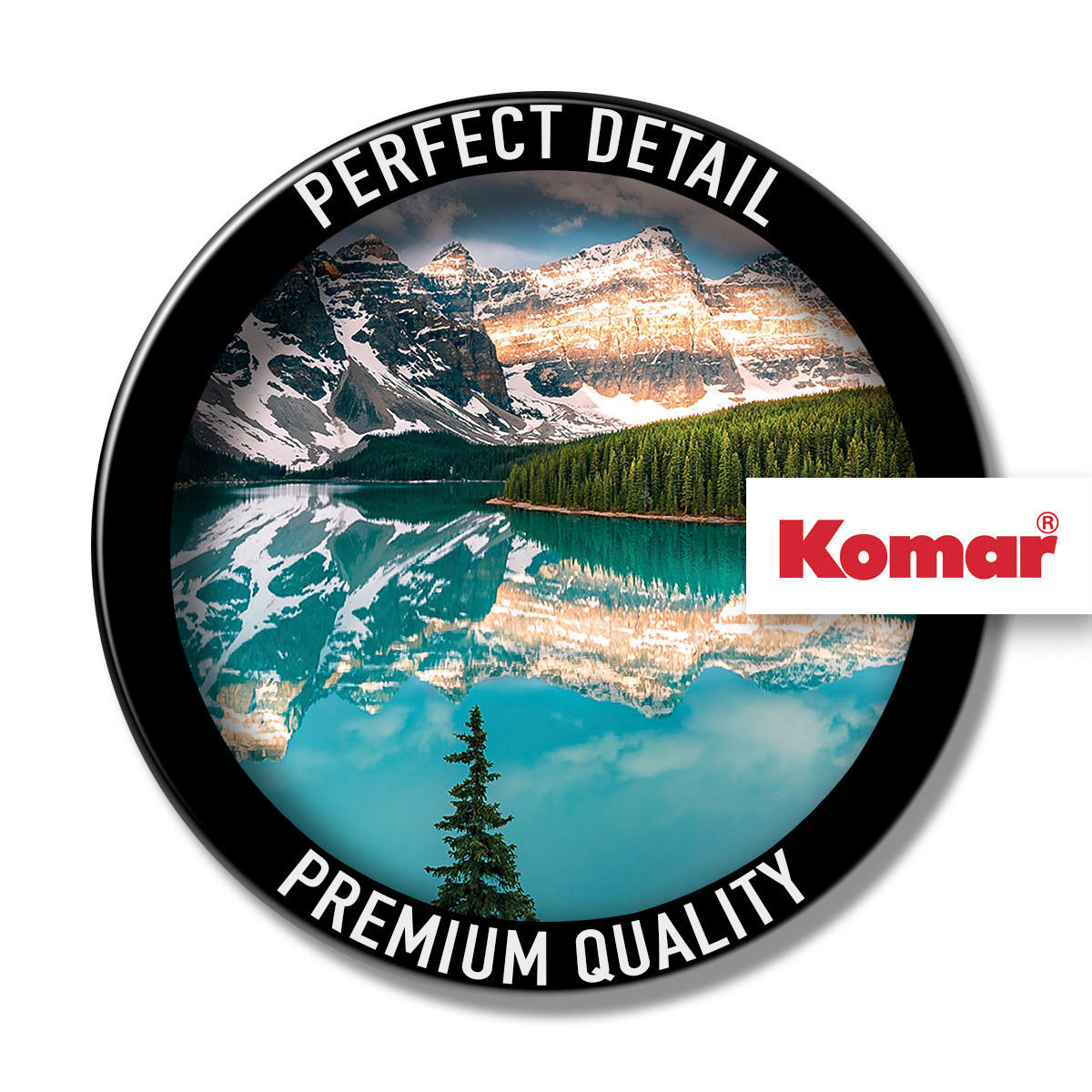 Komar Fototapete Magic Moraine Morning B/L: ca. 450x280 cm Magic Moraine Morning - (450,00/280,00cm) - Komar