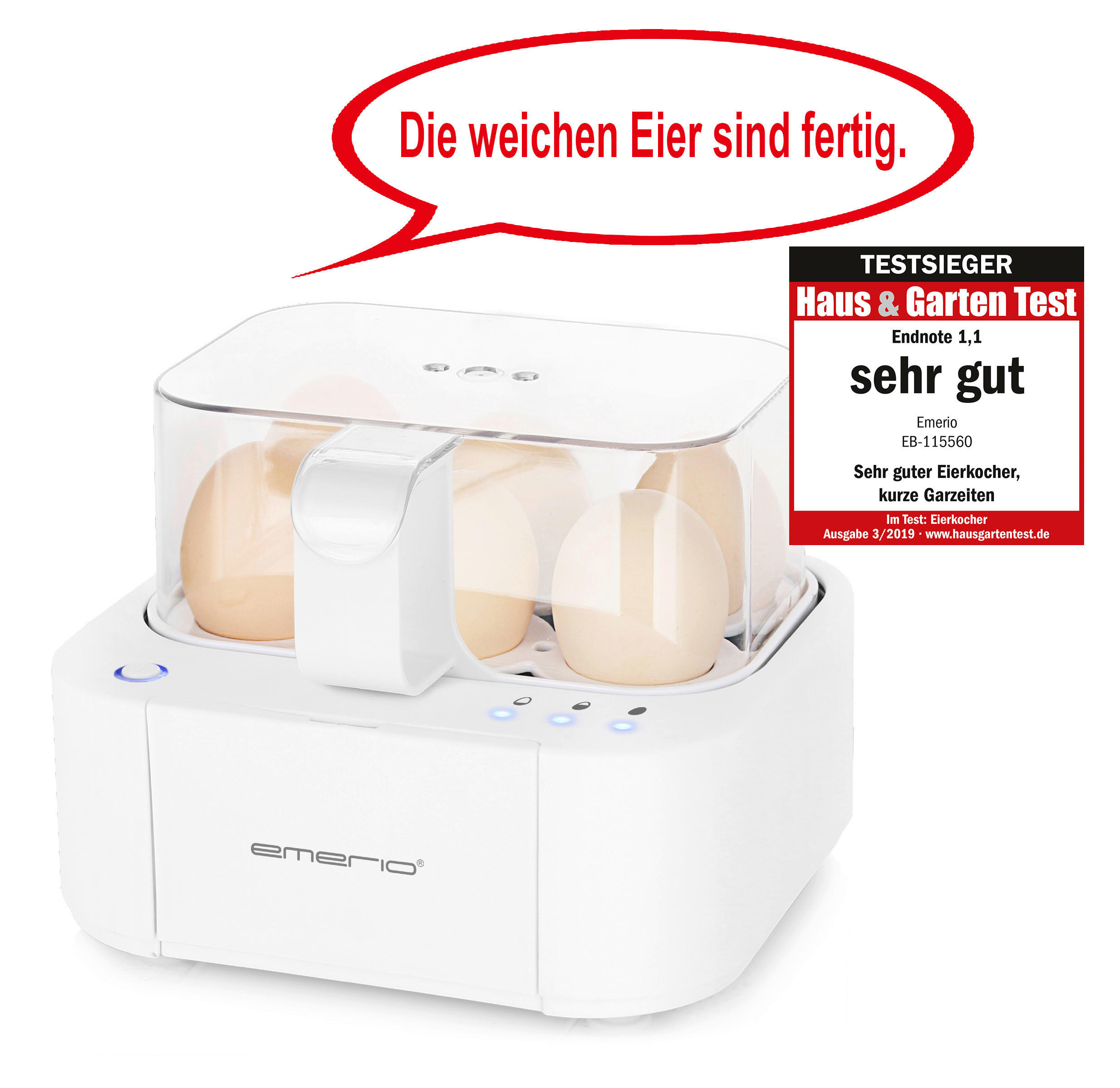 Emerio Eierkocher EB-115560.12 weiß Kun...