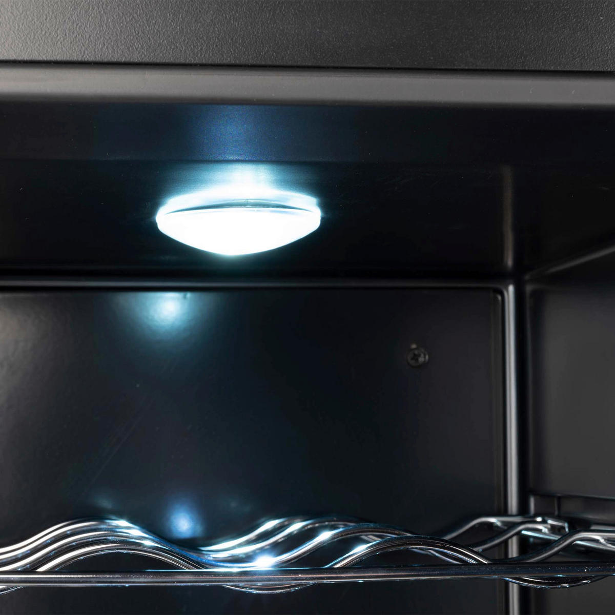 Alpina Weinkühlschrank CW-52H schwarz B/H/T: ca. 35x66x49 cm Weinkühlschrank - schwarz (35,00/66,00/49,00cm) - Alpina