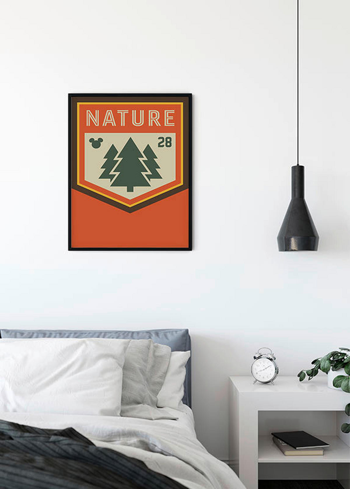 Komar Poster Mickey Mouse Nature Disney B/L: ca. 40x50 cm Mickey Mouse Nature - (40,00/50,00cm) - Komar