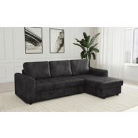 dunkelbraun B/T: ca. 245x155 cm Rise L - schwarz/anthrazit (245,00/155,00cm)