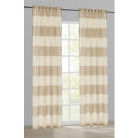 Kombivorhang Merle champagner B/L: ca. 140x245 cm Merle - braun/champagner (140,00/245,00cm) - POCOline