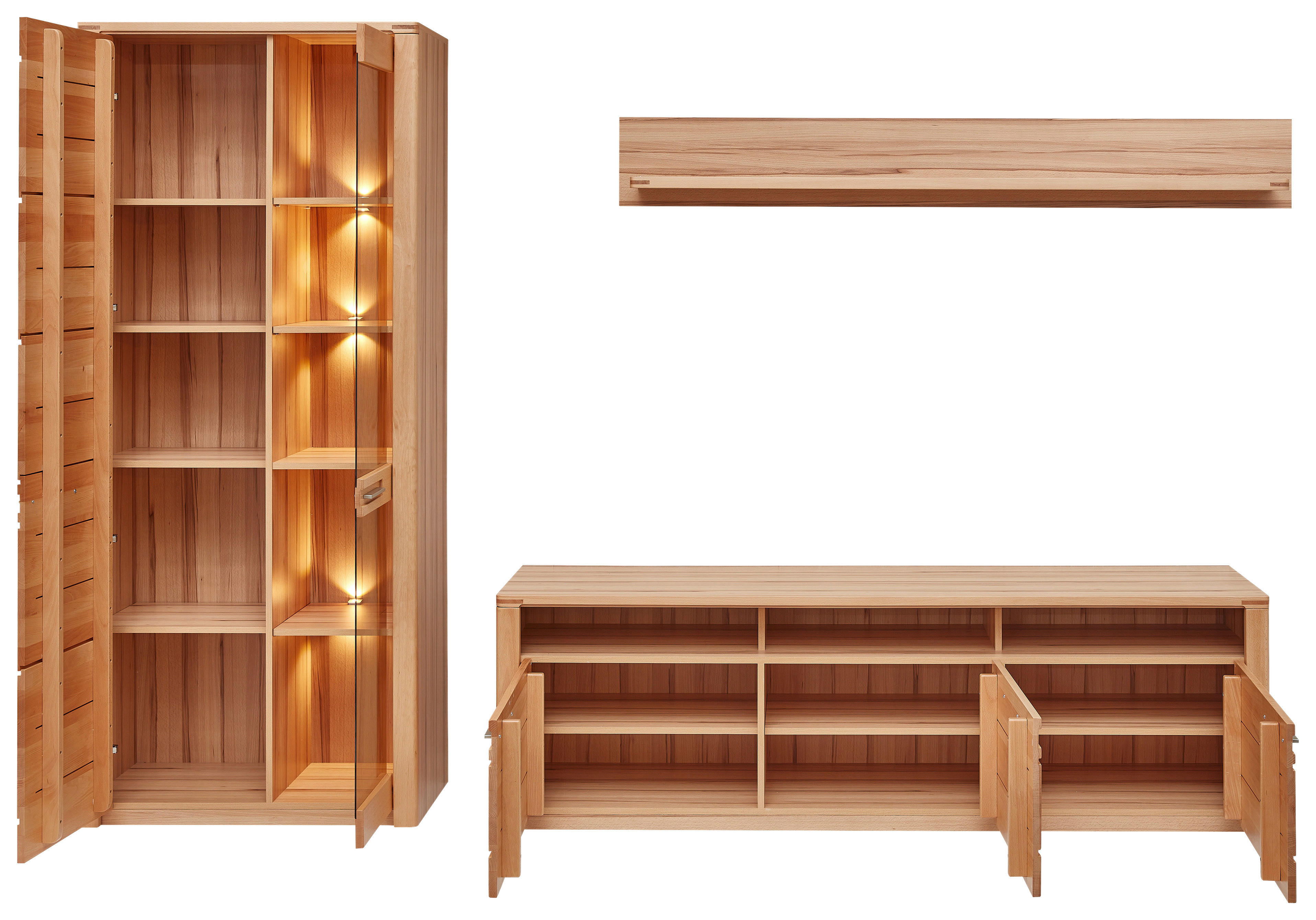 Wandboard Nature One buche Nachbildung buche B/H/T: ca. 180x24x22 cm Nature One - buche (180,00/24,00/22,00cm)