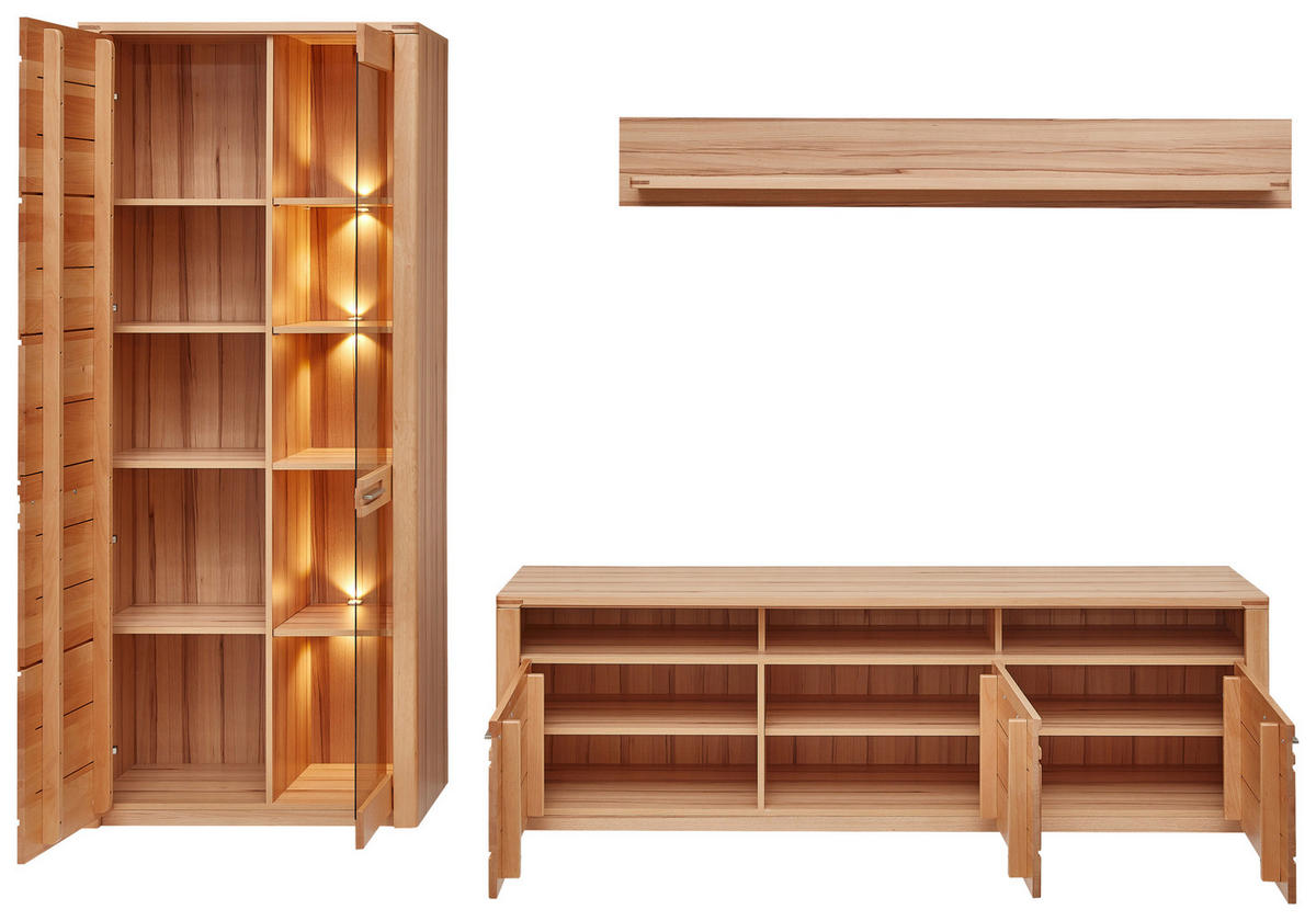 Wandboard Nature One buche Nachbildung buche B/H/T: ca. 180x24x22 cm Nature One - buche (180,00/24,00/22,00cm)