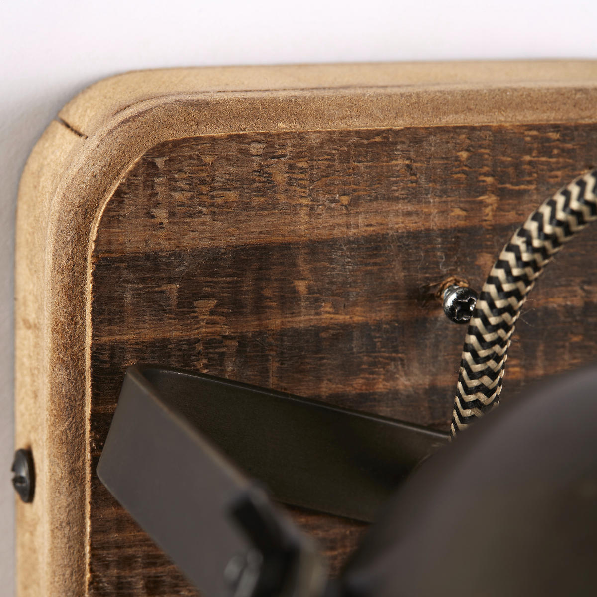 Brilliant Spot Carmen Wood 72010/84 braun Metall Holz B/H/T: ca. 12x12,5x9 cm GU10 1 Brennstellen Carmen Wood - braun (12,00/12,50/9,00cm) - Brilliant
