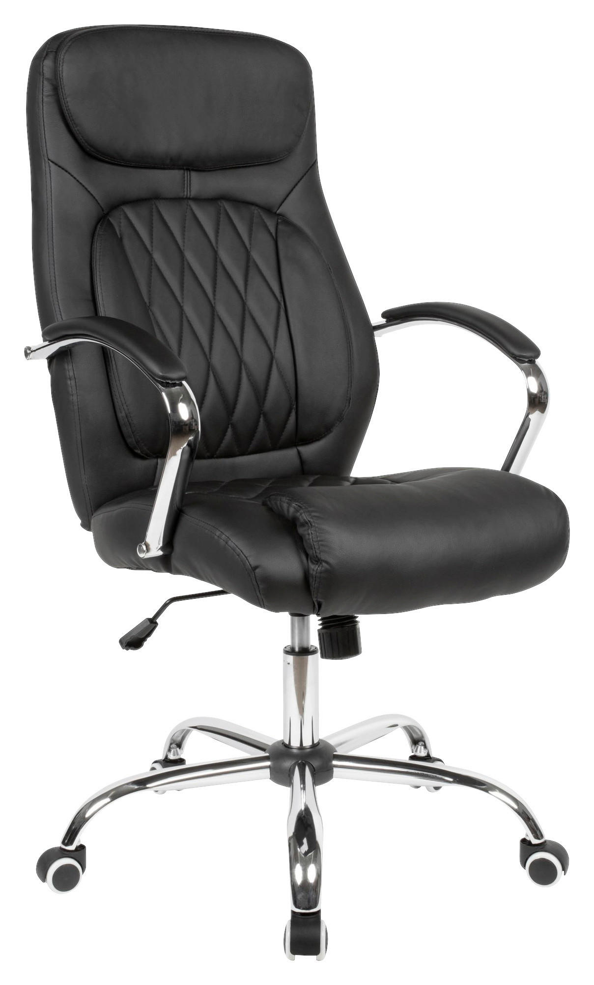 Drehstuhl schwarz Bürostuhl - schwarz (70,00/123,00/70,00cm) - Amstyle