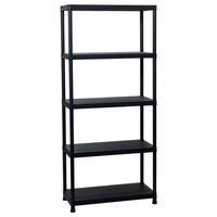 Toomax Steckregal schwarz B/H/T: ca. 80x180x40 cm Steckregal_Universal 180cm hoch - schwarz (80,00/180,00/40,00cm) - Toomax
