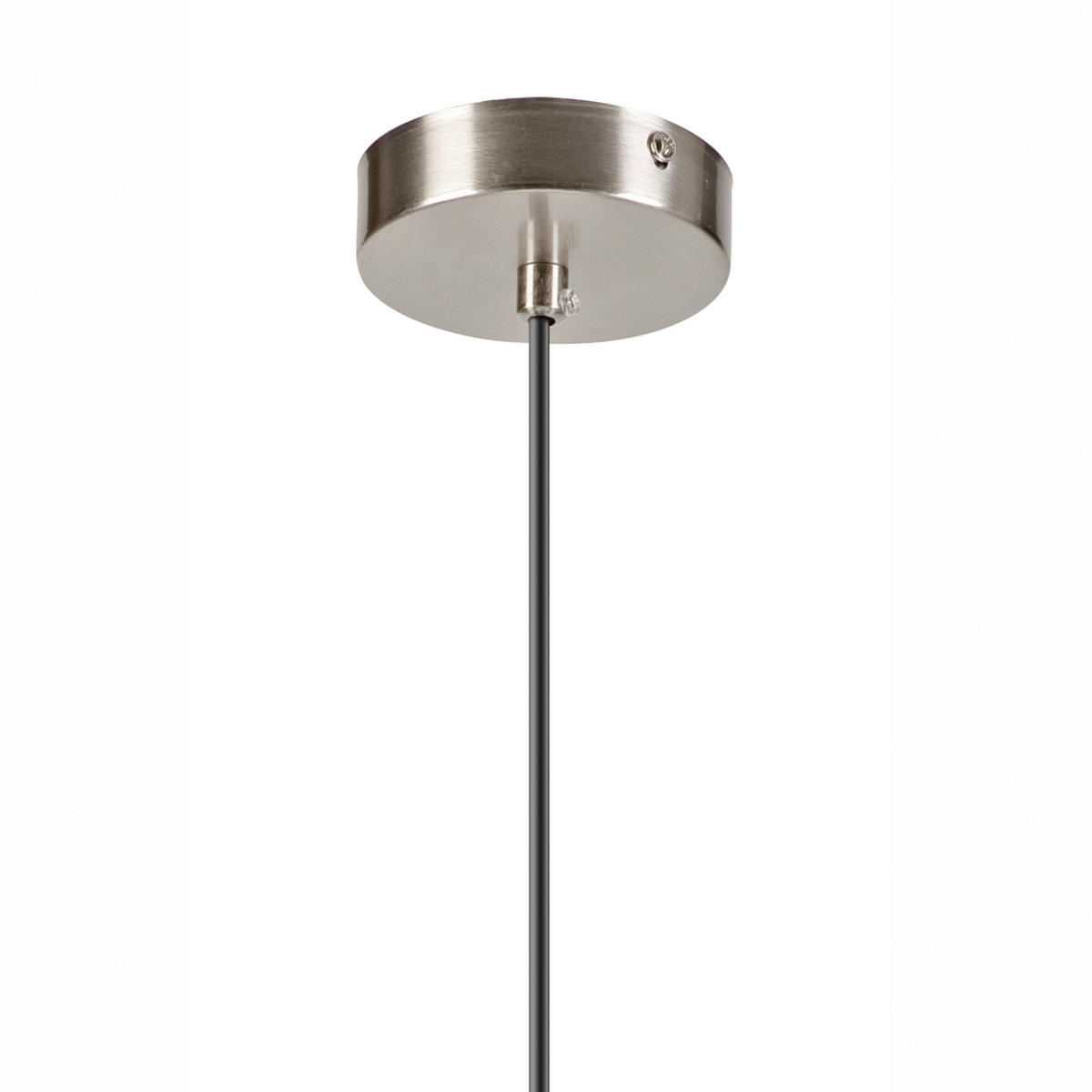 Lamkur Hängeleuchte Chrom Glas Stahl B/H/L: ca. 15x120x15 cm 1.0 Brennstellen ROLLO - Chrom (15,00/15,00/120,00cm) - Lamkur