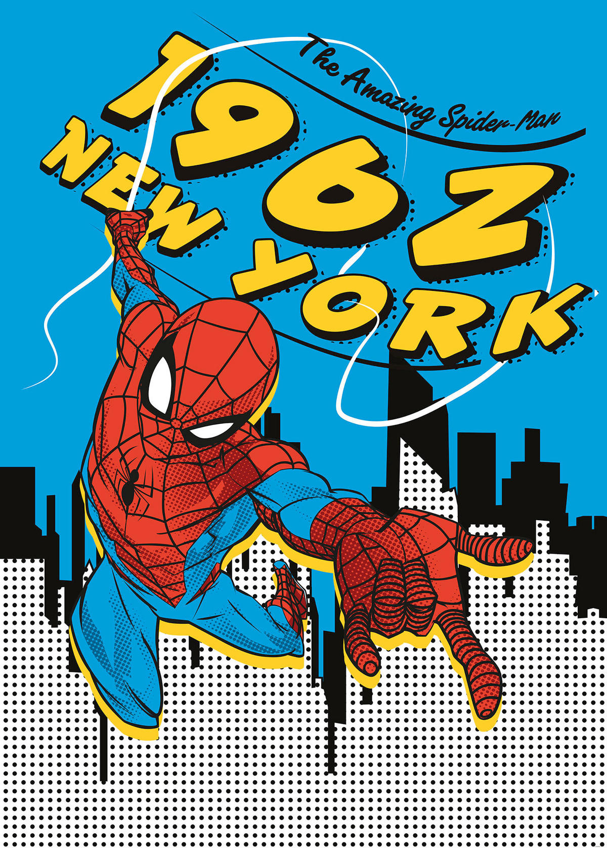 Komar Fototapete Spider-Man 1962 IADX4-081 B/H: ca. 200x280 cm Spider-Man 1962 IADX4-081 - (200,00/280,00cm) - Komar