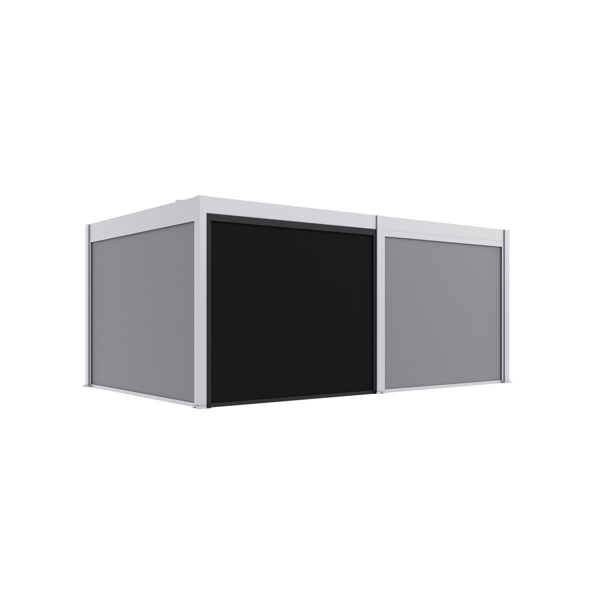 Paragon Outdoor Seitenteil für Pergola Grand Tuscan grau Kunststoff B/H: ca. 279x237 cm Grand Tuscan - grau (279,00/237,00cm) - Paragon Outdoor