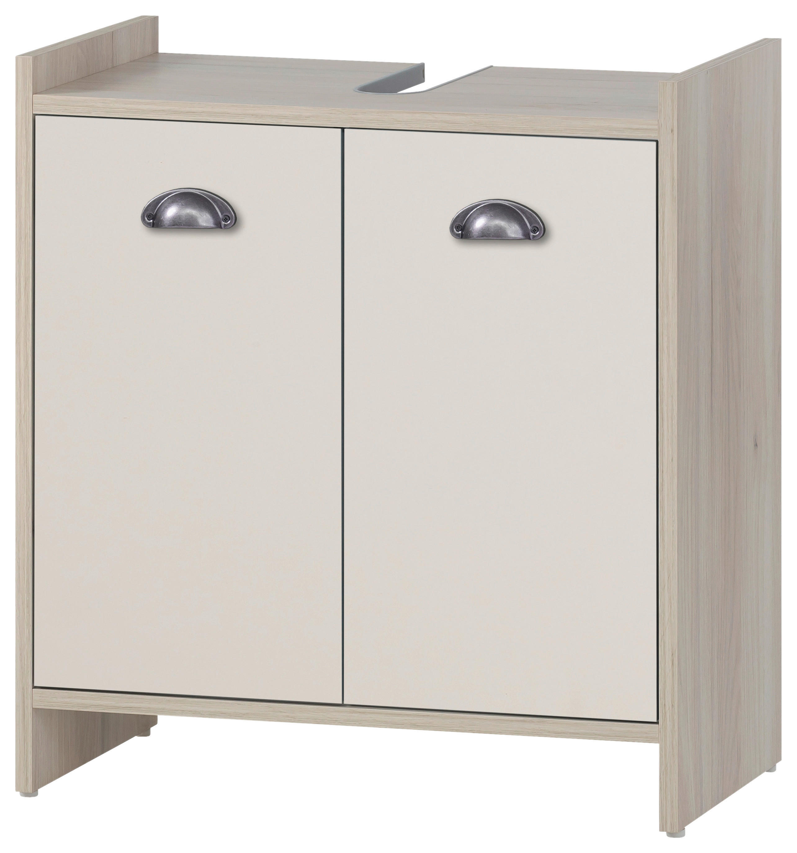 Waschbeckenunterschrank Lindholm Eiche Sand Nachbildung creme B/H/T: ca. 57x62x33 cm Lindholm - Eiche/creme (57,00/62,00/33,00cm) - Möbelpartner