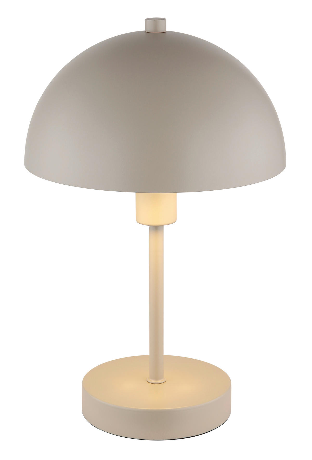 GLOBO Tischleuchte sand Metall H/D: ca. 31x20 cm E14 1 Brennstellen Atoma - sand (20,00/31,00cm) - GLOBO