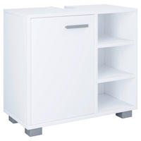 Waschbeckenunterschrank Zalo weiß B/H/T: ca. 60x55x30 cm Zalo - weiß (60,00/55,00/30,00cm) - VCM Möbel