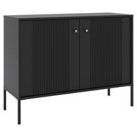 Kommode ISEO schwarz B/H/T: ca. 104,5x79x39 cm ISEO - schwarz (104,50/79,00/39,00cm) - WIPMEB