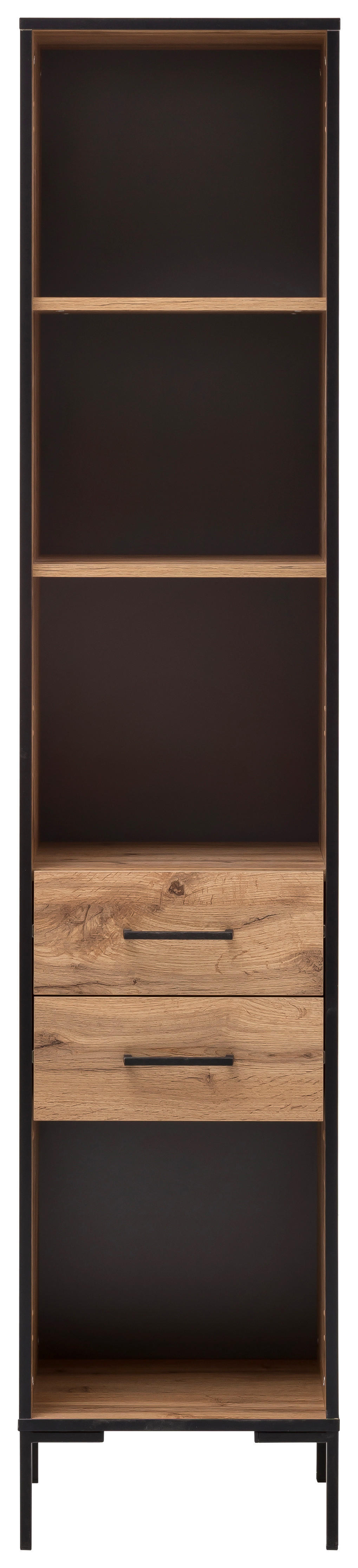 Regal Serie 2000 Eiche Landhaus Nachbildung B/H/T: ca. 40,2x194,2x39 cm Serie 2000 - Eiche (40,20/194,20/39,00cm) - Möbelpartner