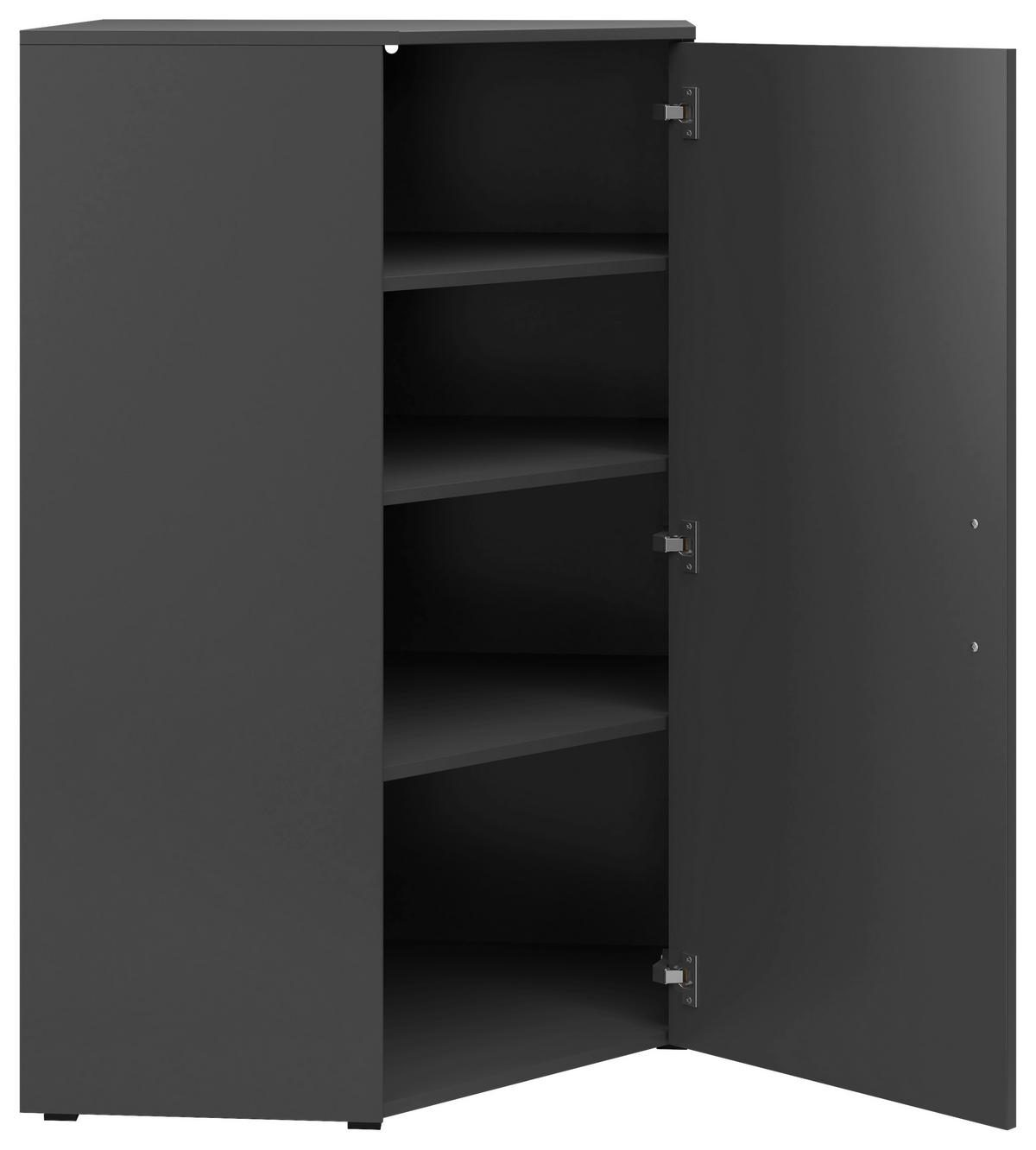 Schrank Multi-Stauraum Typ 42 anthrazit B/H/T: ca. 101x115x79 cm Multi-Stauraum Typ 42 - anthrazit (101,00/115,00/79,00cm)
