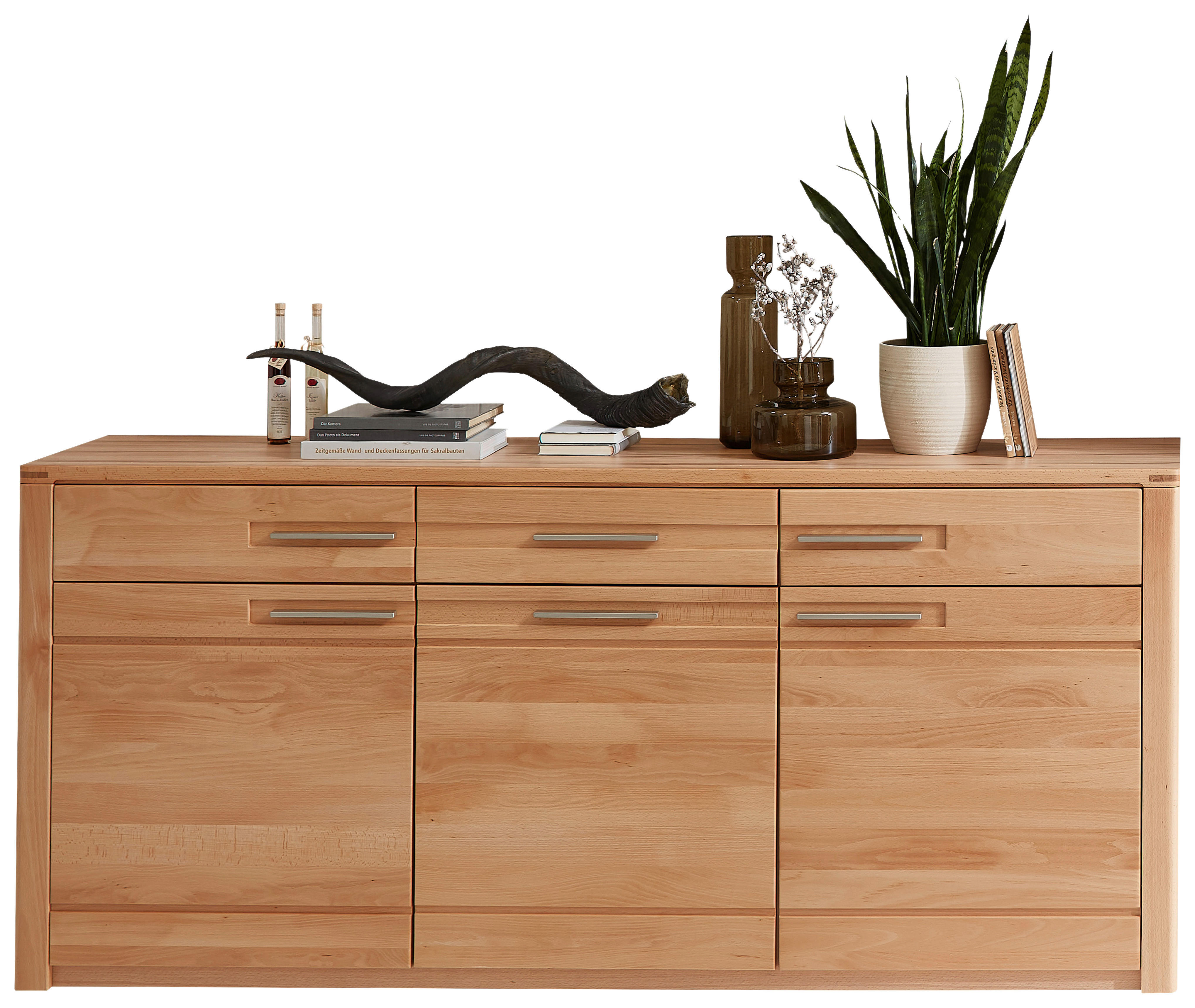 Sideboard Nature One buche Nachbildung B/H/T: ca. 190x86x45 cm günstig online kaufen