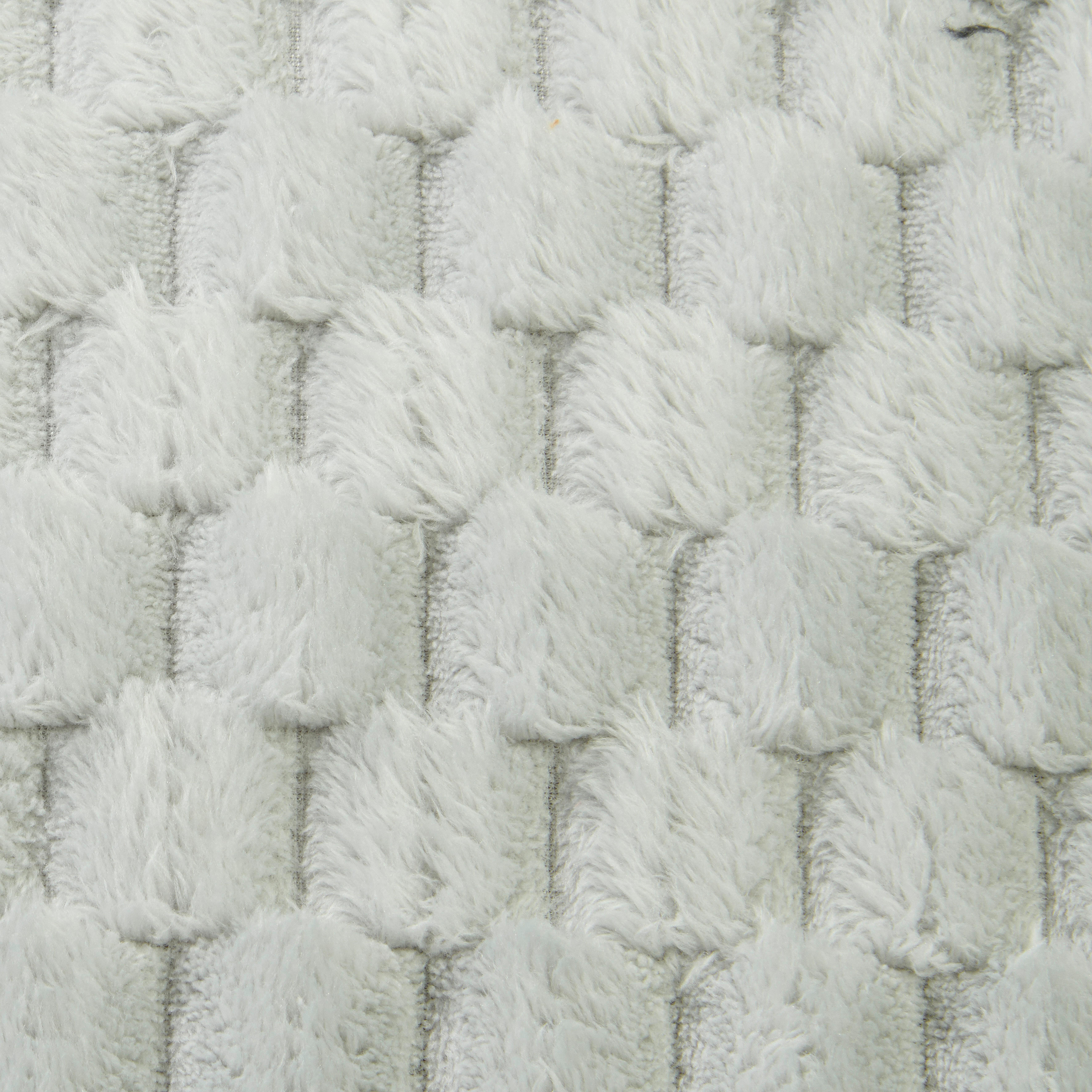 Dekokissen Wabe Wabe - silber (45,00/45,00cm) - POCOline