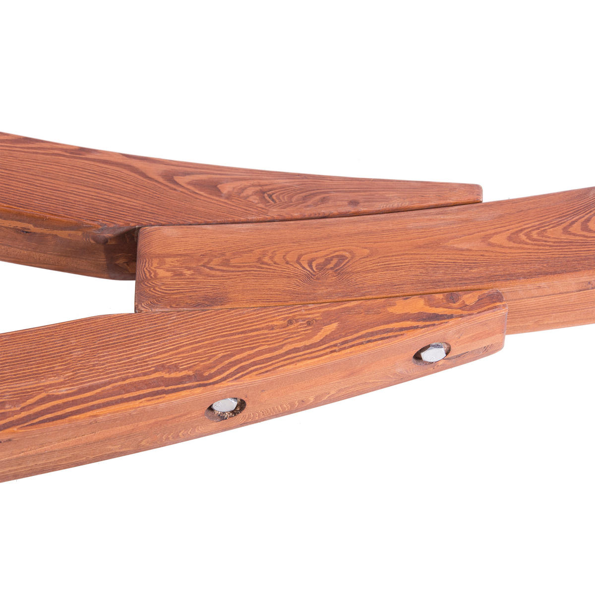 AXI Hängematte Hawaii braun Holz B/H/T: ca. 120x130x320 cm Hawaii - braun/rot (120,00/130,00/320,00cm) - AXI