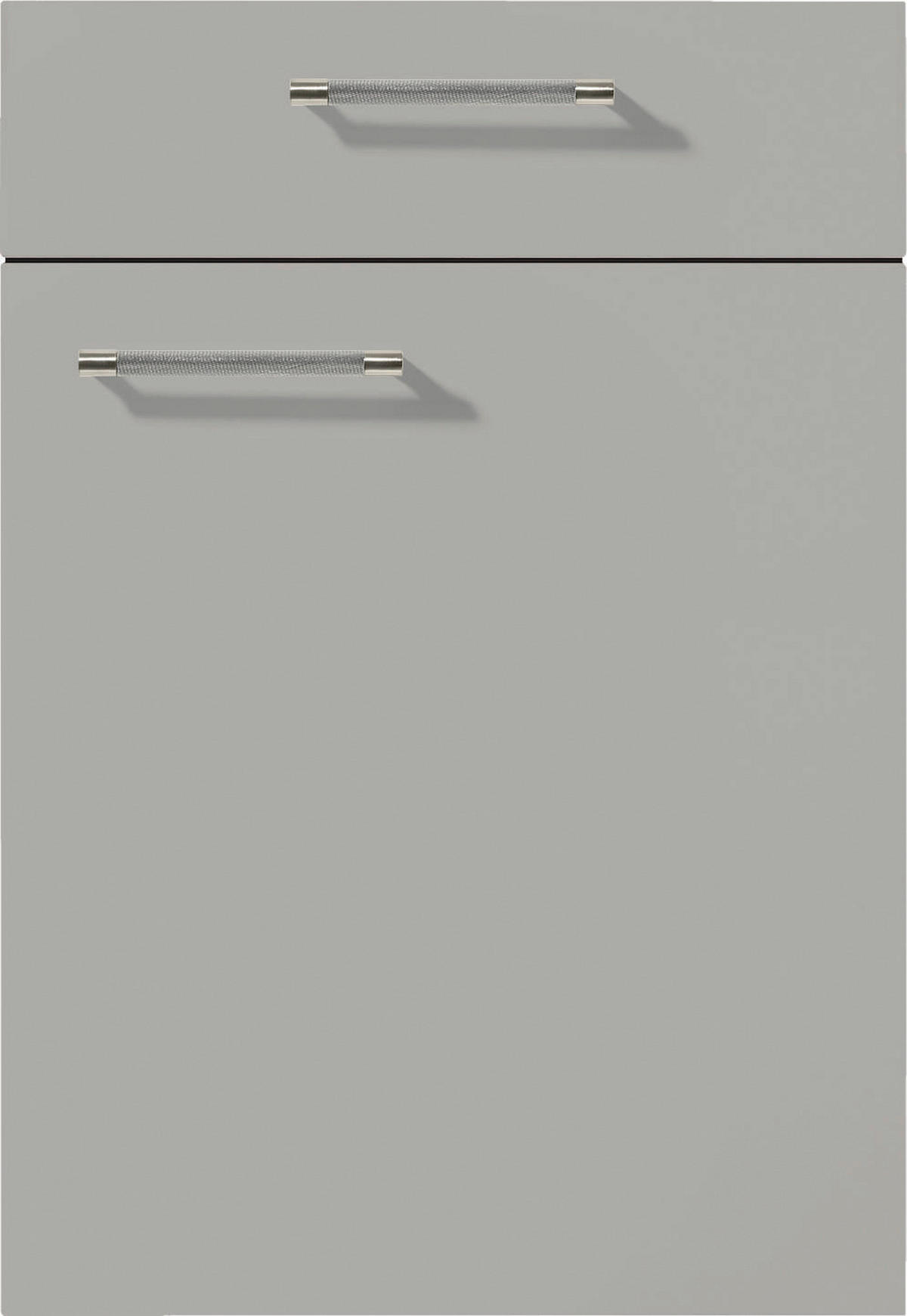 nobilia Doppelblock Touch schwarz Lacklaminat supermatt B/T/L: ca. 150x60x260 cm Touch - schwarz/goldgelb (150,00/260,00cm) - nobilia