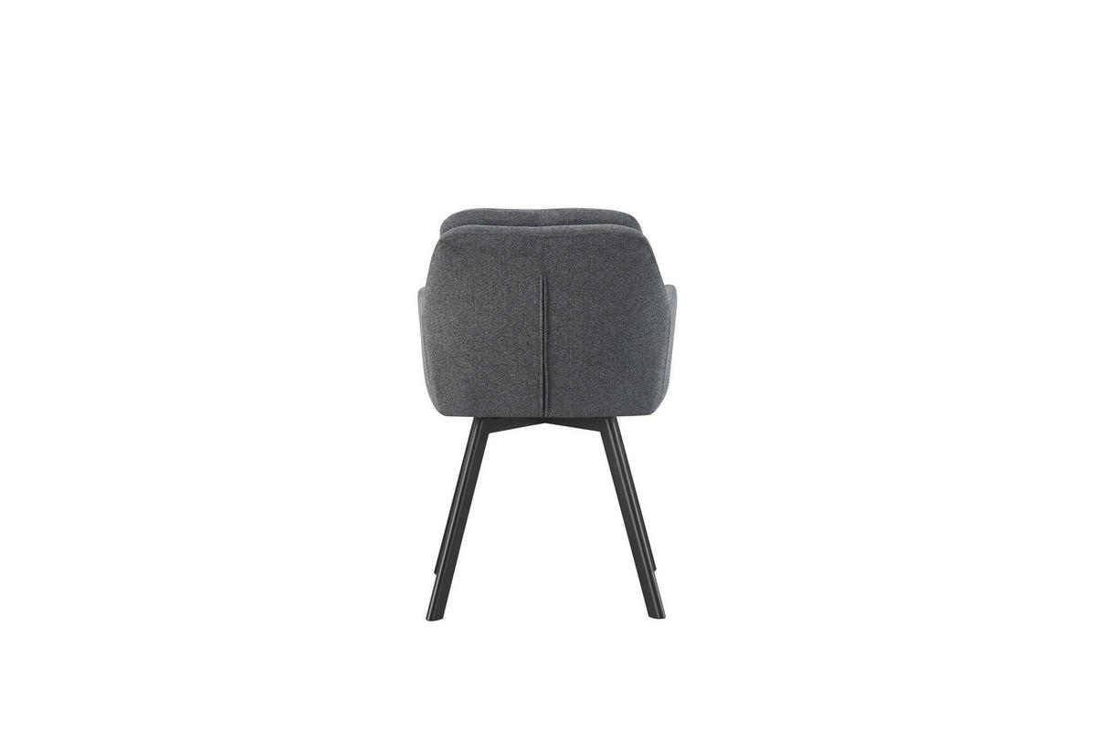 Stuhl SOPHIE, 2er Set anthrazit schwarz B/H/T: ca. 53x87x62 cm SOPHIE, 2er Set - schwarz/anthrazit (53,00/87,00/62,00cm) - xonox.home