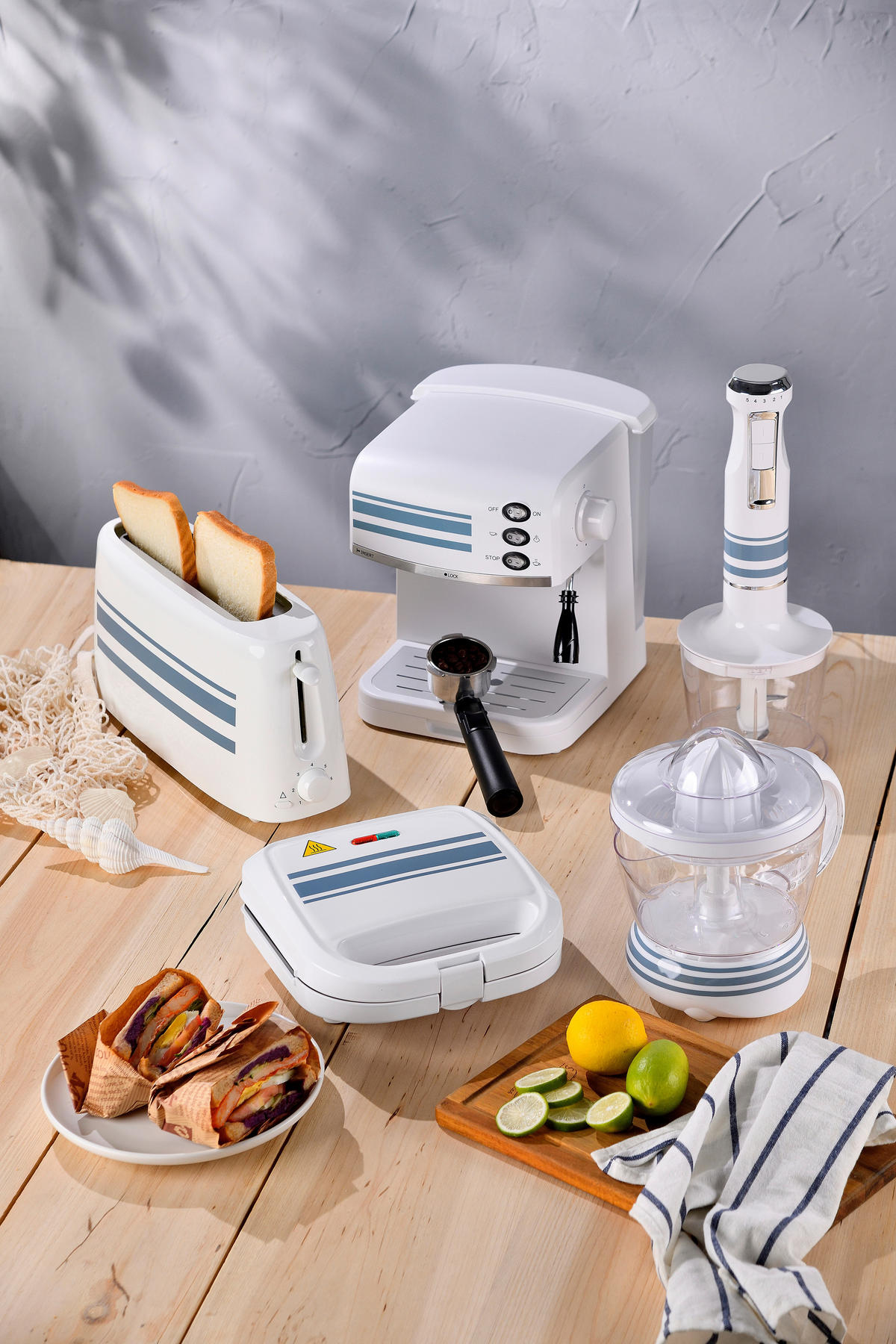 BERGNER Espressomaschine weiß NOIA - weiß - BERGNER