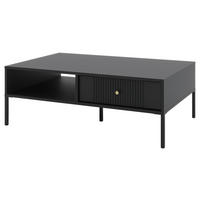 Couchtisch ISEO schwarz B/H/T: ca. 104x37x68 cm ISEO - schwarz (104,00/37,00/68,00cm) - WIPMEB