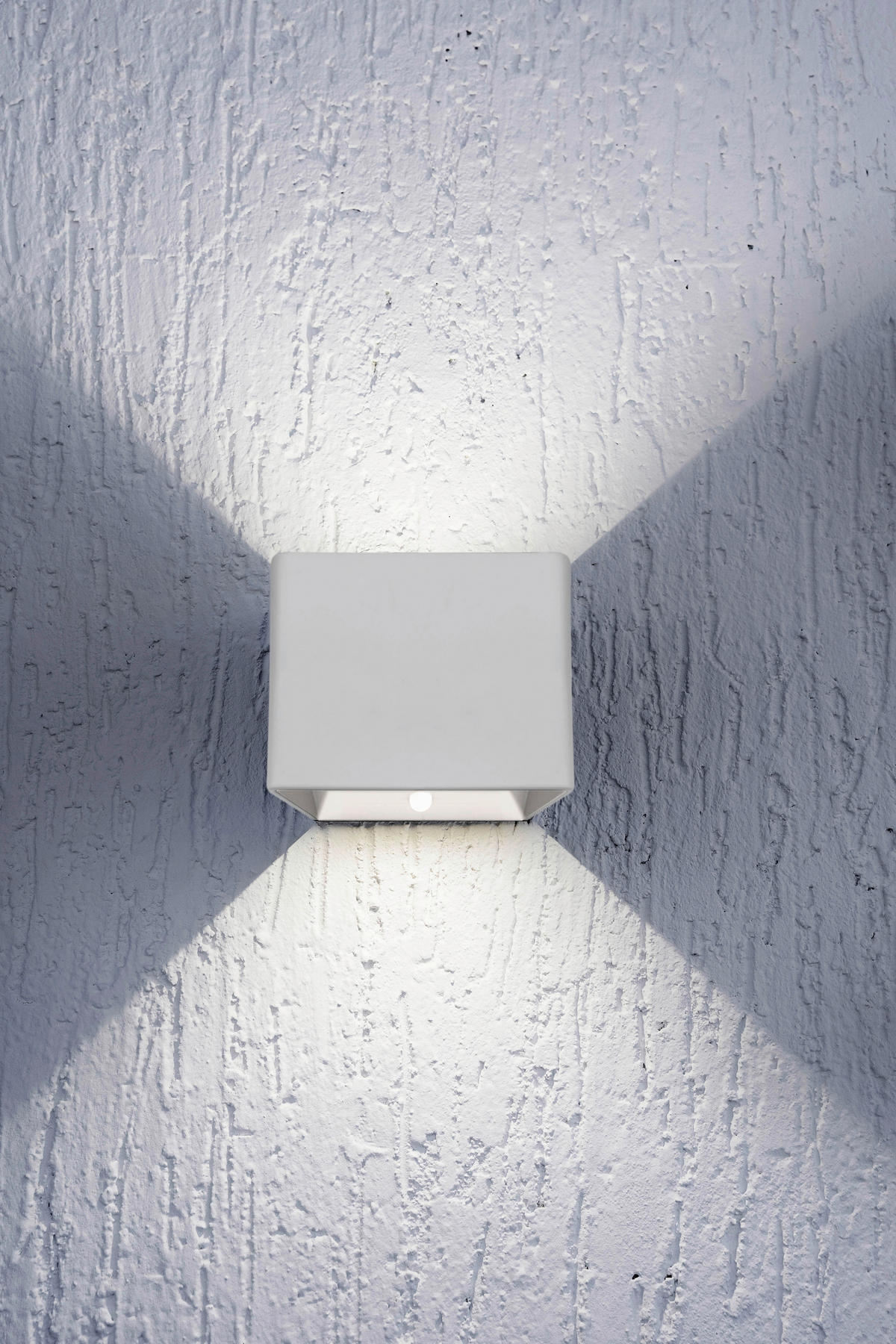 Näve Leuchten LED-Wandleuchte weiß Metall B/H/T: ca. 10x8x10 cm CUBE - weiß (10,00/8,00/10,00cm) - Näve Leuchten