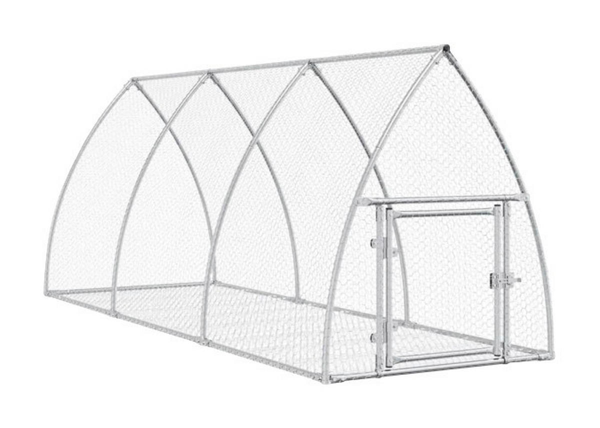 vidaXL Hasenstall Hasenstall - silber (105,00cm) - vidaXL