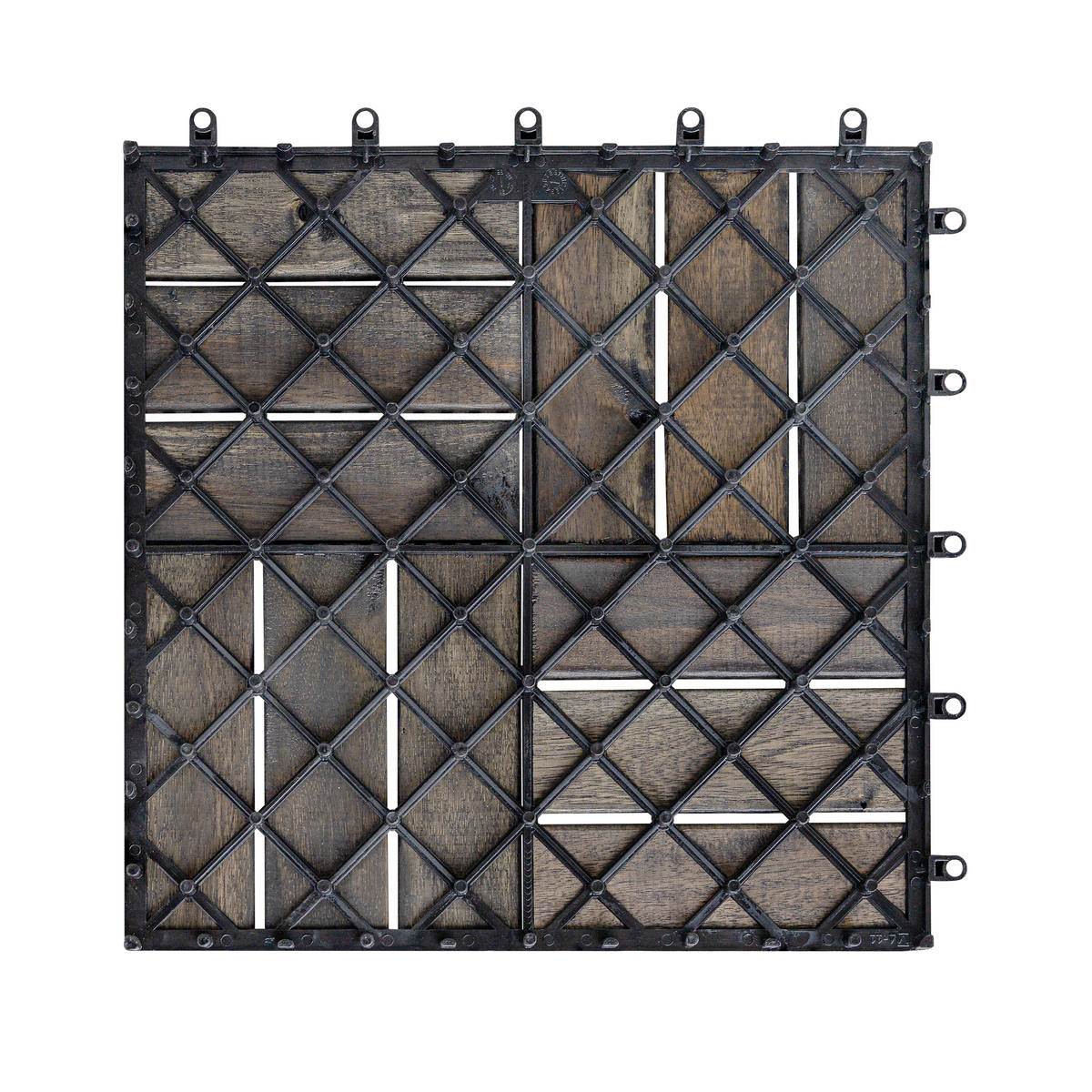 POCOline Terrassenfliese Anthrazit anthrazit B/L: ca. 30x30 cm Anthrazit - anthrazit (30,00/30,00/2,40cm) - POCOline