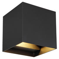 Außenwandleuchte VERONIKA 34168B schwarz B/H/T: ca. 10x10x10 cm VERONIKA - schwarz (10,00/10,00/10,00cm) - GLOBO
