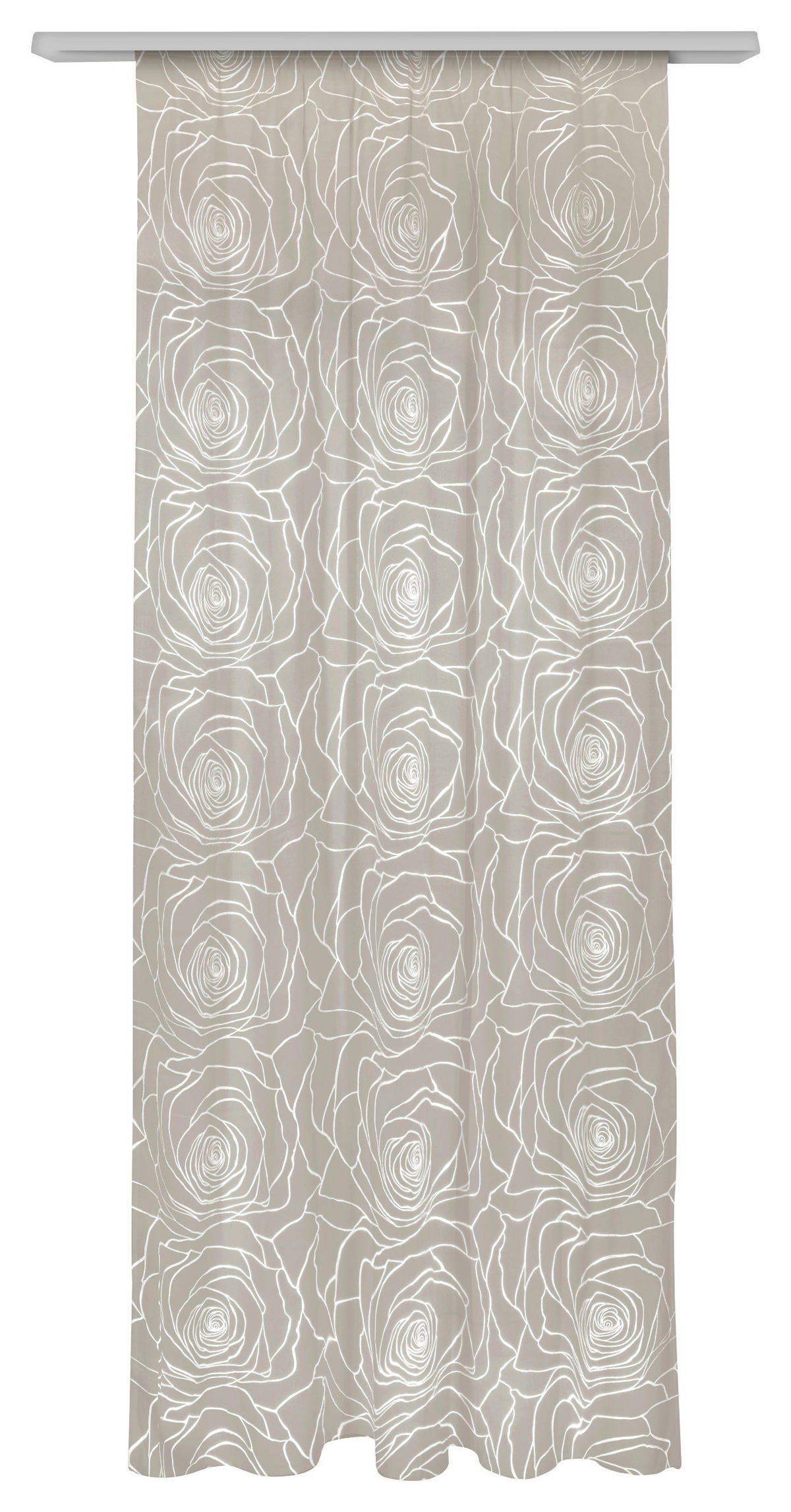 Verdunklungsvorhang Roses kitt B/L: ca. 140x245 cm Roses - kitt (140,00/245,00cm)