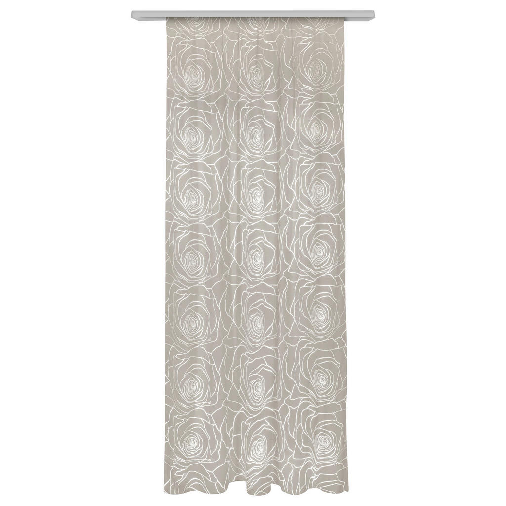 Thumbnail - Verdunklungsvorhang Roses kitt B/L: ca. 140x245 cm