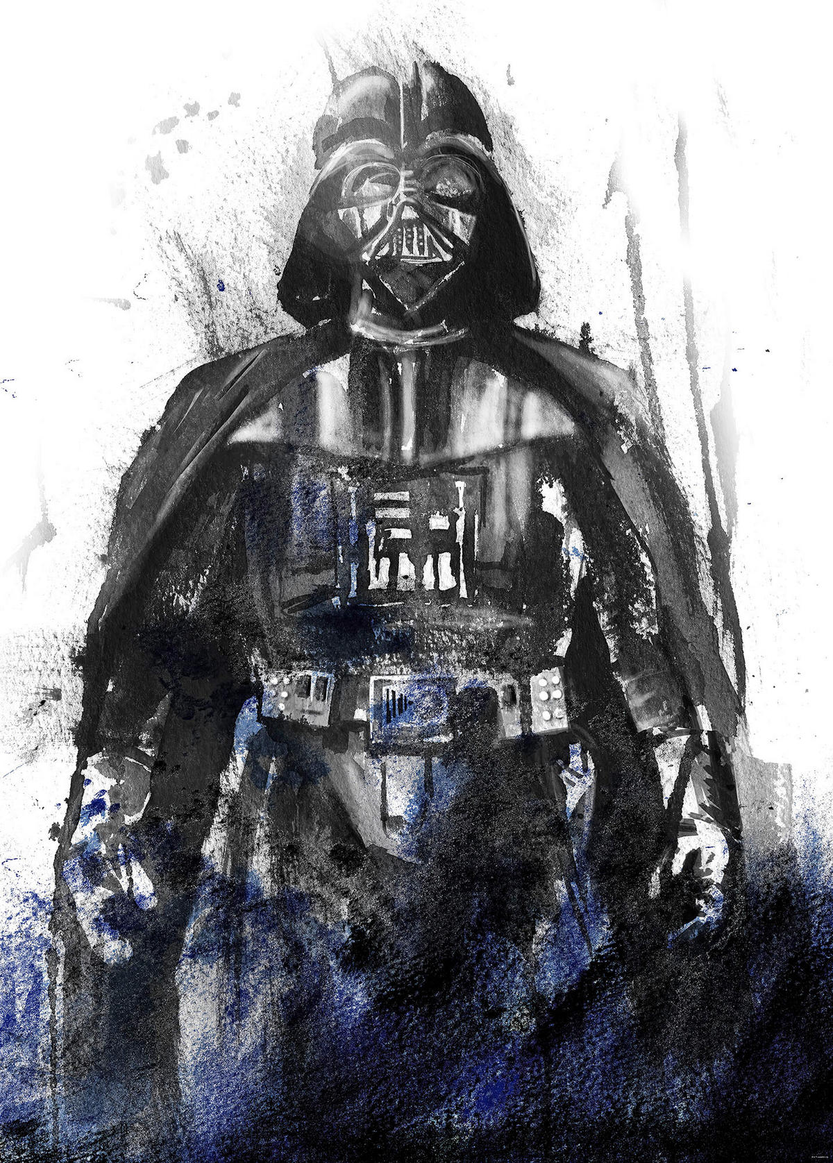 Komar Fototapete Star Wars Watercolor Vader B/H: ca. 200x280 cm Star Wars Watercolor Vader - (200,00/280,00cm) - Komar