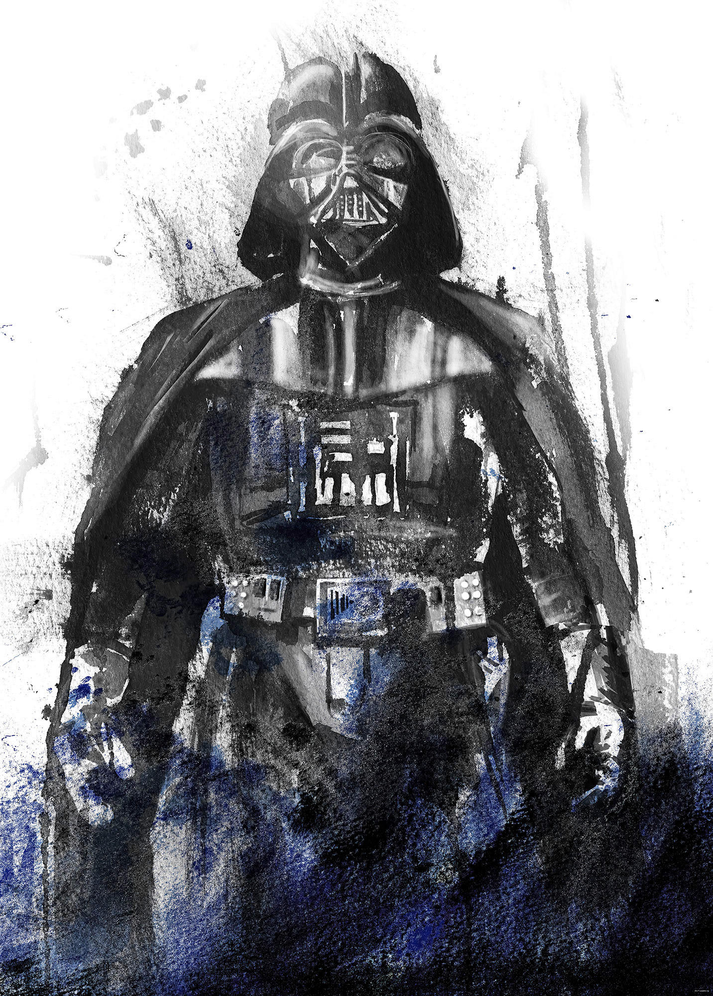 Komar Fototapete Star Wars Watercolor Vader B/H: ca. 200x280 cm