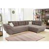 Ecksofa beige Microfaser B/H/T: ca. 346x90x221 cm Siero_Ecksofa - beige/Eiche (346,00/90,00/221,00cm)