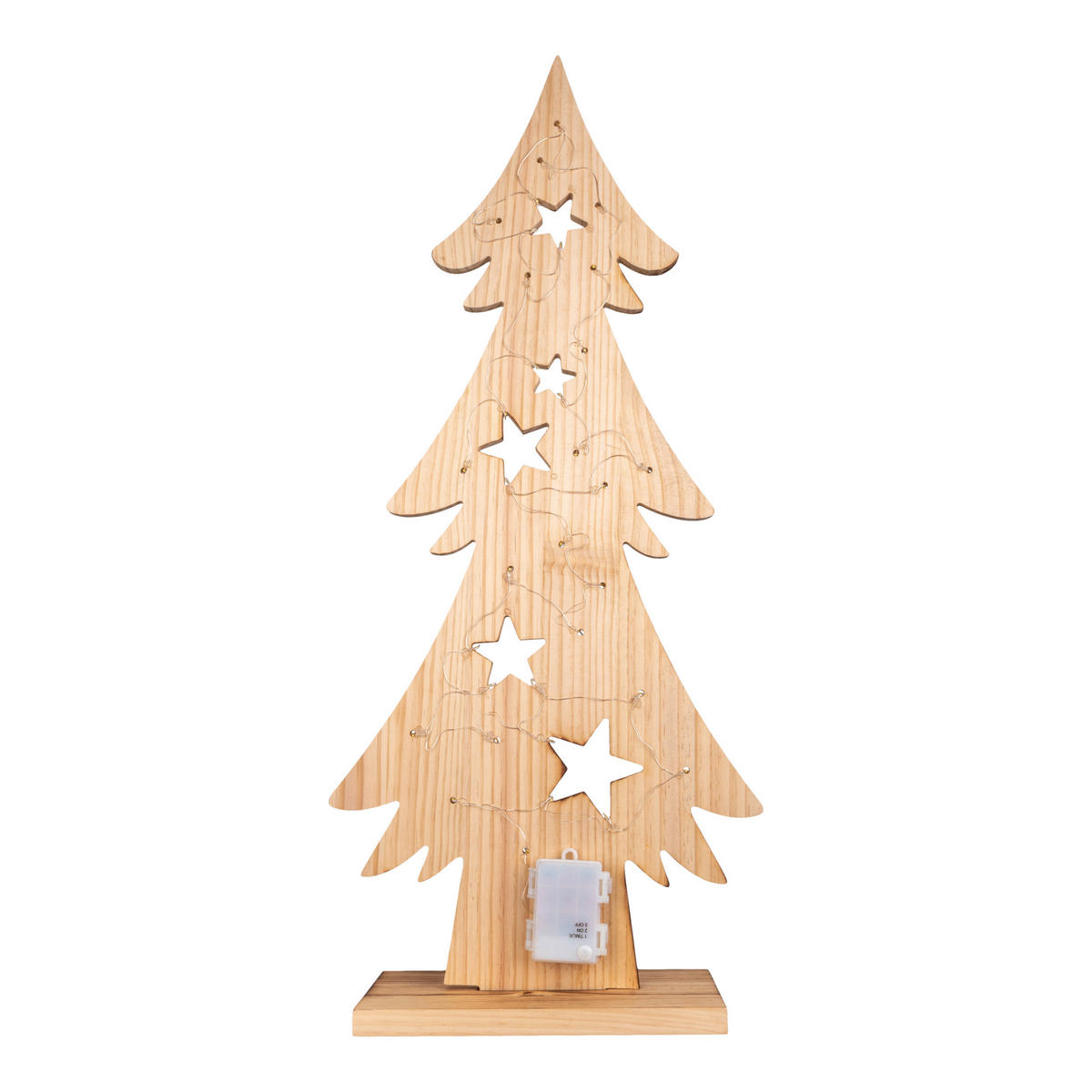 Näve Leuchten LED-Dekoleuchte Tannenbaum Tannenbaum - natur (14,50/80,00/34,50cm) - Näve Leuchten