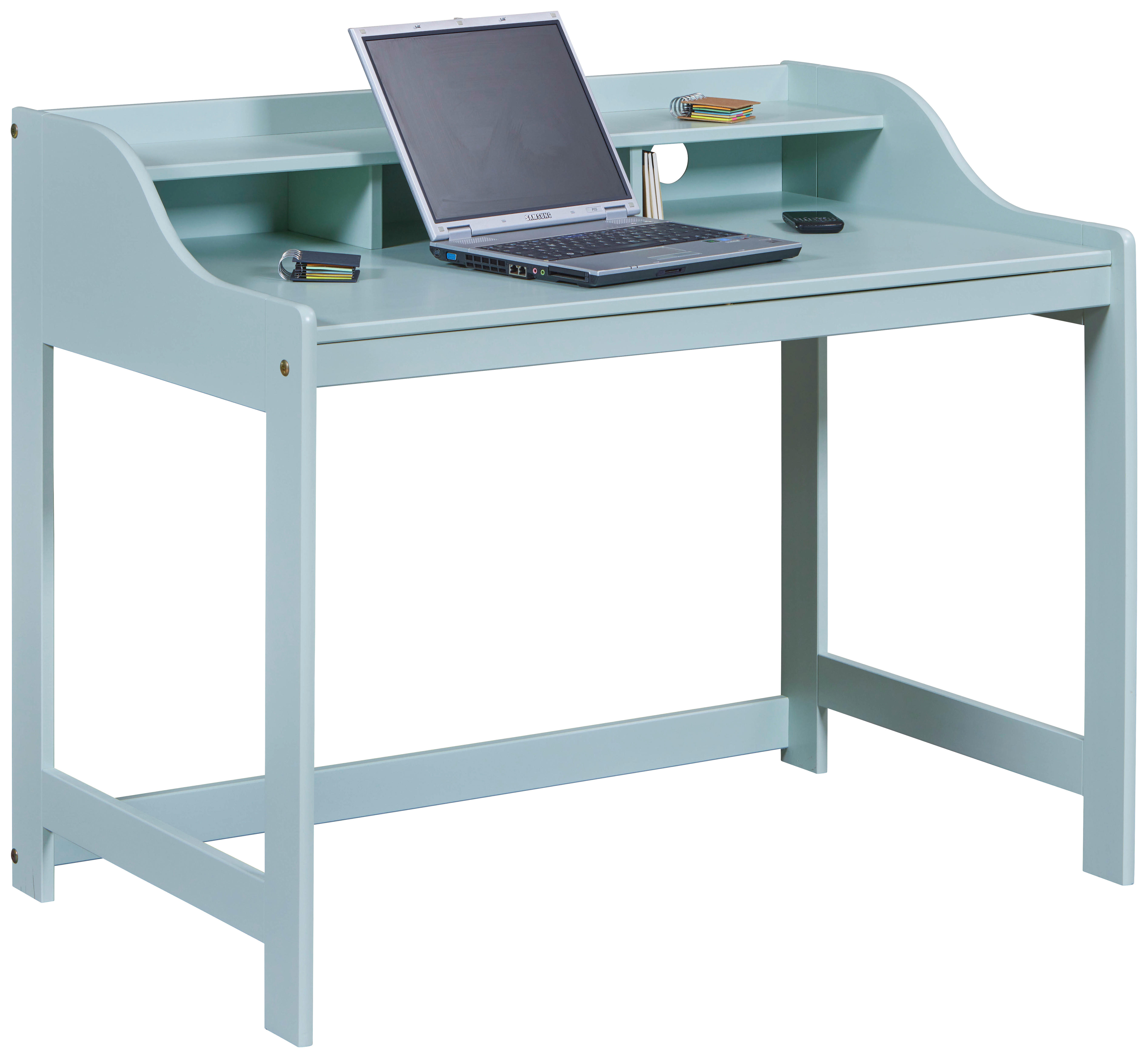 Kinder-Schreibtisch Conversation Desk grün lackiert B/H/L: ca. 68,4x90,6x110 cm Conversation Desk - grün (110,00/68,40/90,60cm) - Inter Link