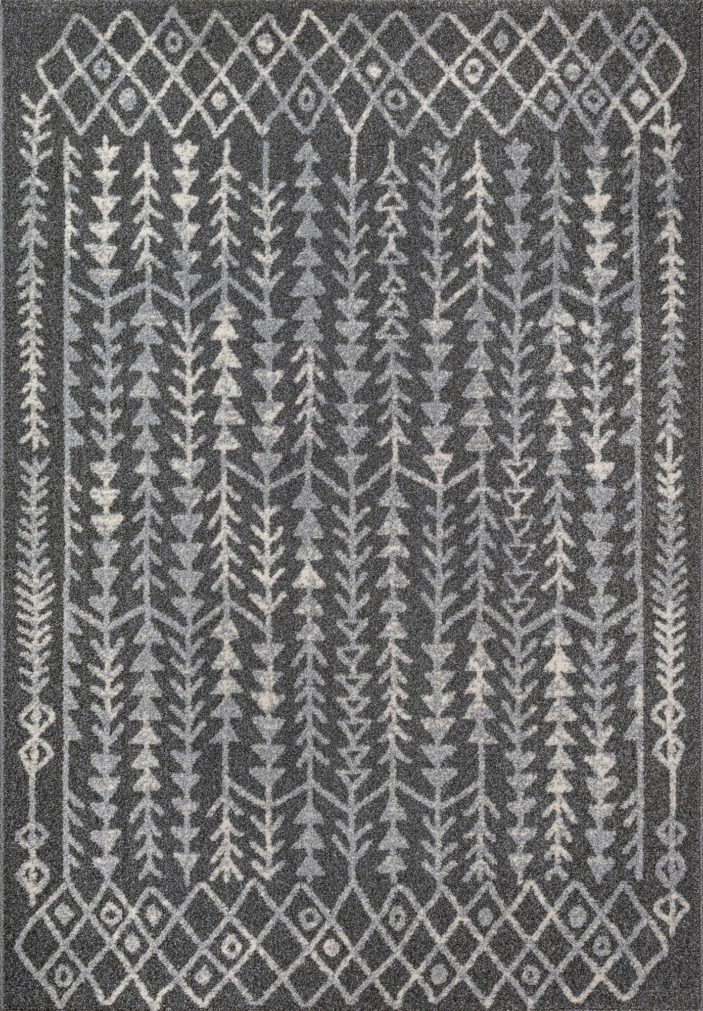 Sanat Teppich anthrazit B/L: ca. 340x240 cm Teppich_Boho_8204_240x340 - anthrazit (340,00/240,00cm) - Sanat