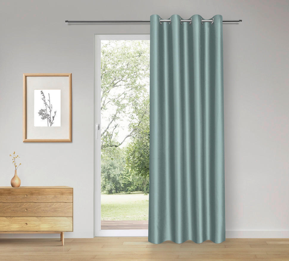 Thumbnail - Happy Home Verdunklungsvorhang türkis B/L: ca. 140x245 cm