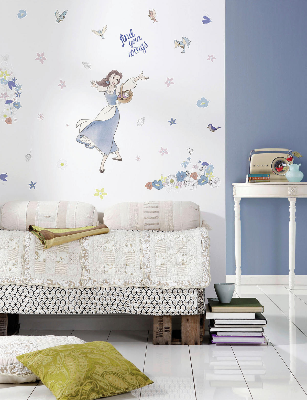 Komar Wandtattoo Belle find bei your Disney Wings kaufen online 50x70 cm B/L: ▷ your find Wings ca. POCO Belle