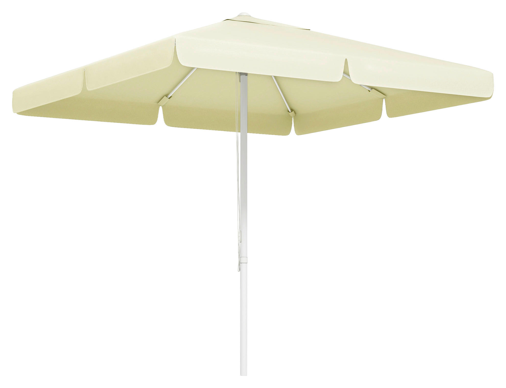 Outsunny Sonnenschirm beige Polypropylen B/H/L: ca. 248x248x250 cm günstig online kaufen