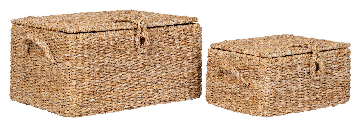 Aufbewahrungskorb 2er Set Bogra natur Eisen Bogra - natur