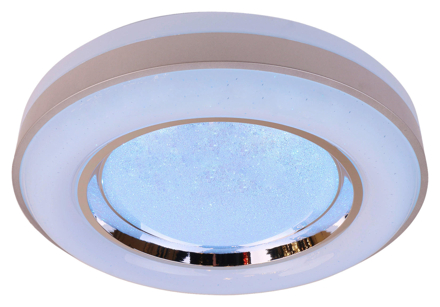 Lussiol Deckenleuchte - Retro Design Mit Glaskugel & Messingbasis, Ø34 Cm, Für E27 Lampen Bis 40W
